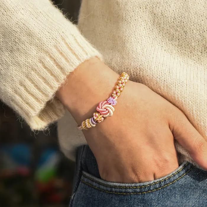 BTZY Store for My Granddaughter “You are Always in Mine Beads“ Bracelet, Natural Emperor Jasper Stone Beaded Wrap Bracelet Duoble Layer for Mind Peace,Bracelet for Granddaughter - Image 3
